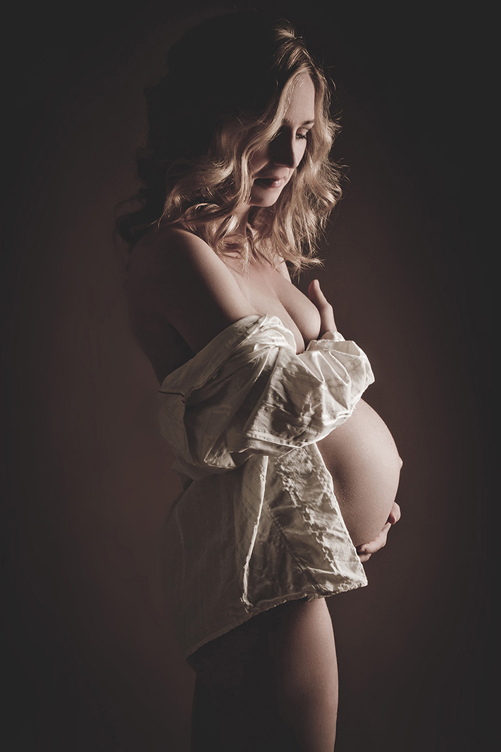 Babybauchshooting Dresden im Fotostudio Newpic