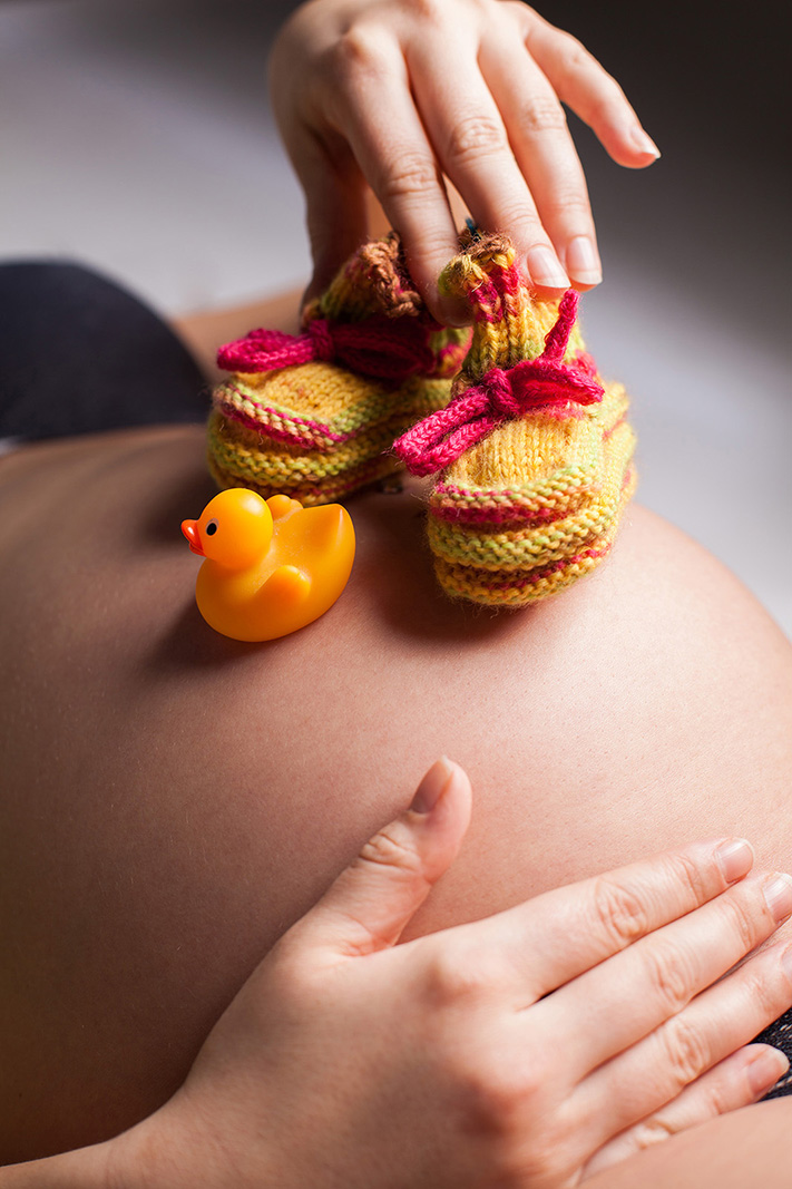 Babybauchshooting Dresden im Fotostudio Newpic